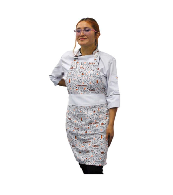 DELANTAL ANTIFLUIDO ESTAMPADO DOBLE SERVICI0 Innovar Dotaciones